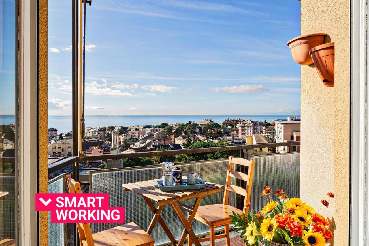 Homey Seaview Apartment By Wonderful Italy 热那亚 外观 照片